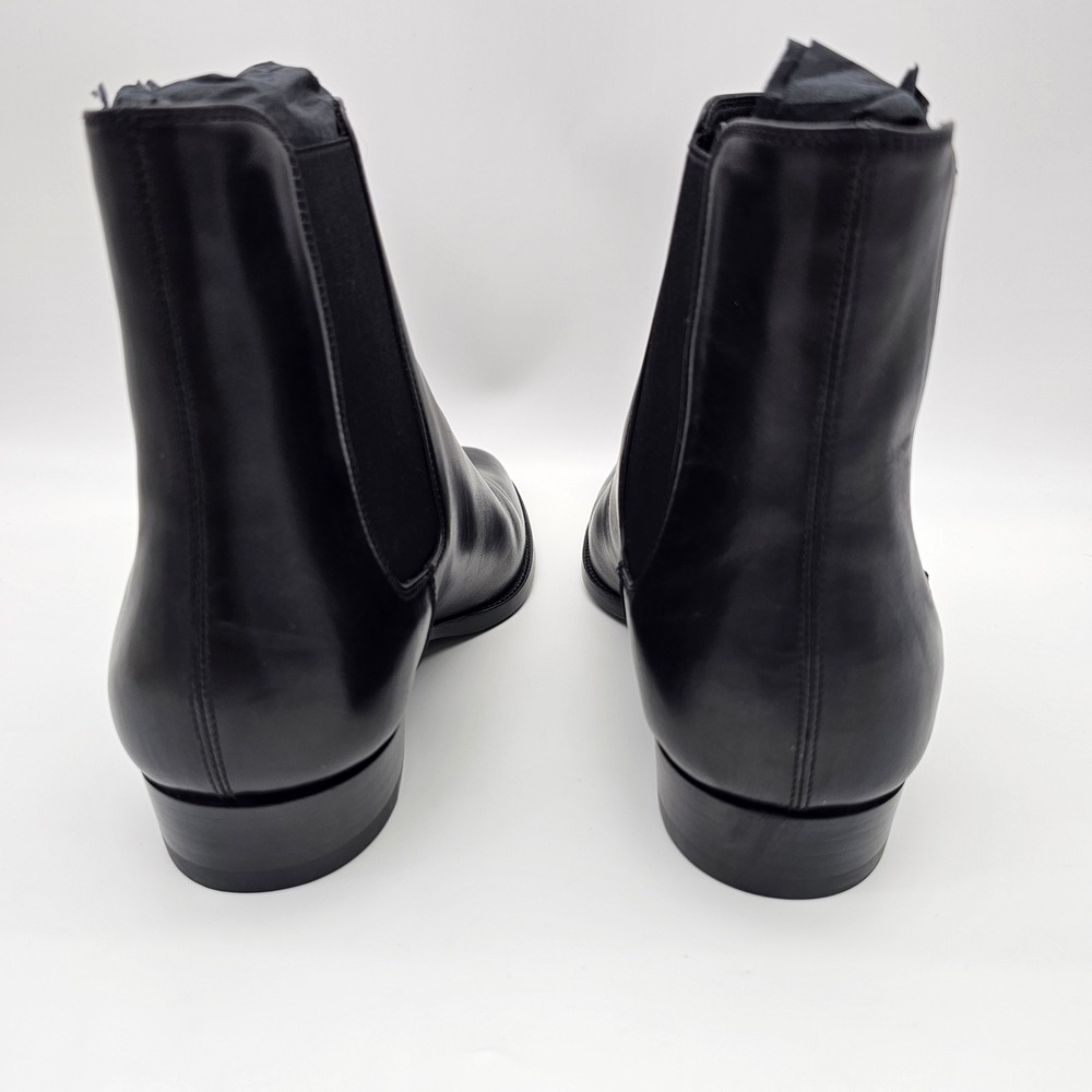 Saint Laurent Paris YSL Wyatt 30 Chelsea Boots Leather Nero Black 634195 SZ 8 41 - Picture 4 of 9